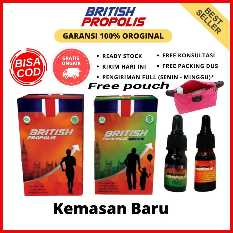 British Propolis - Propolis British Asli Original 100% Untuk Dewasa dan Anak Kids Terlaris Termurah