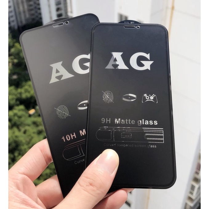 AG Tempered Glass Matte anti minyak for Xiaomi Redmi 10 11T mi 8 Lite A1/5x Play GO A2 Lite Note 11 10 5G Poco X3 M3 M4Pro M5