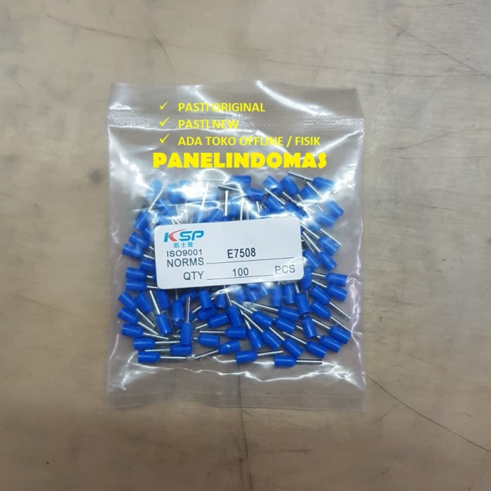 Produk Terbaru Skun Kabel Ferrules Warna E7508 0.75Mm Ksp E 7508