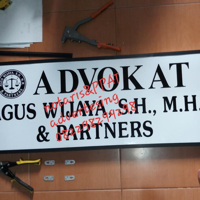 

BARANG BARU plang papan nama