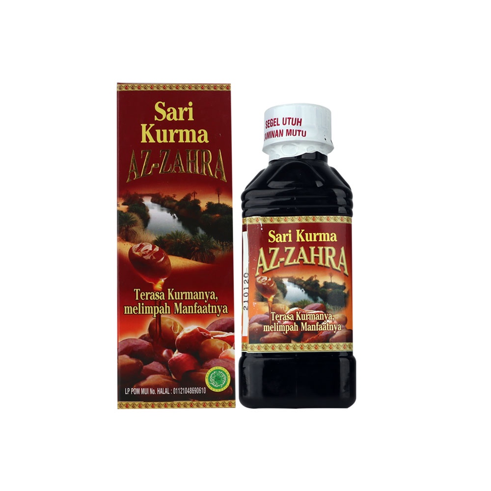 330gr AZZAHRA Murni Sari Kurma / Madu Angkak Darusyifa / Baik untuk Ibu Hamil / Ekstrak Buah Kurma / Tambah Stamina