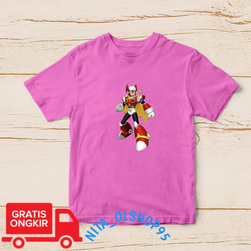 baju anak megaman , baju anak kartun , Mega man