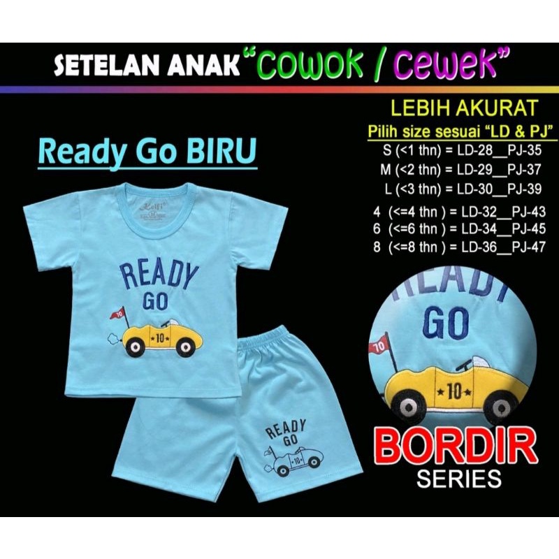 Baju Anak kelfi motif bordir