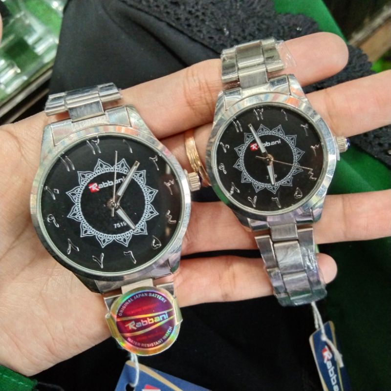 ready jam tangan couple free box Rabb4ni.