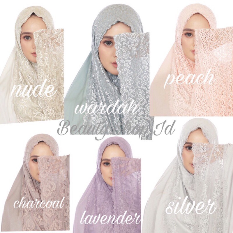 MUKENA ZASKIA LACE ZARA SILK PREMIUM