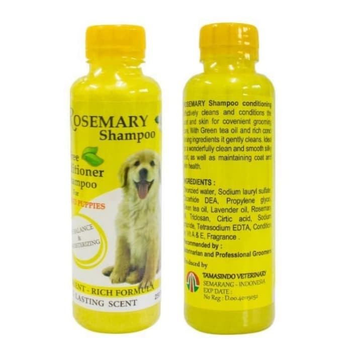 Rosemary Dog Shampoo Untuk Melembutkan Mengembangkan Sampo Bulu Anjing