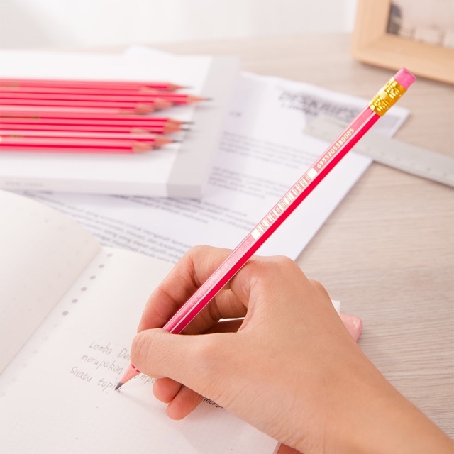 

Pensil / Pencil Kayu 2B Dengan Penghapus 12 Pcs Deli