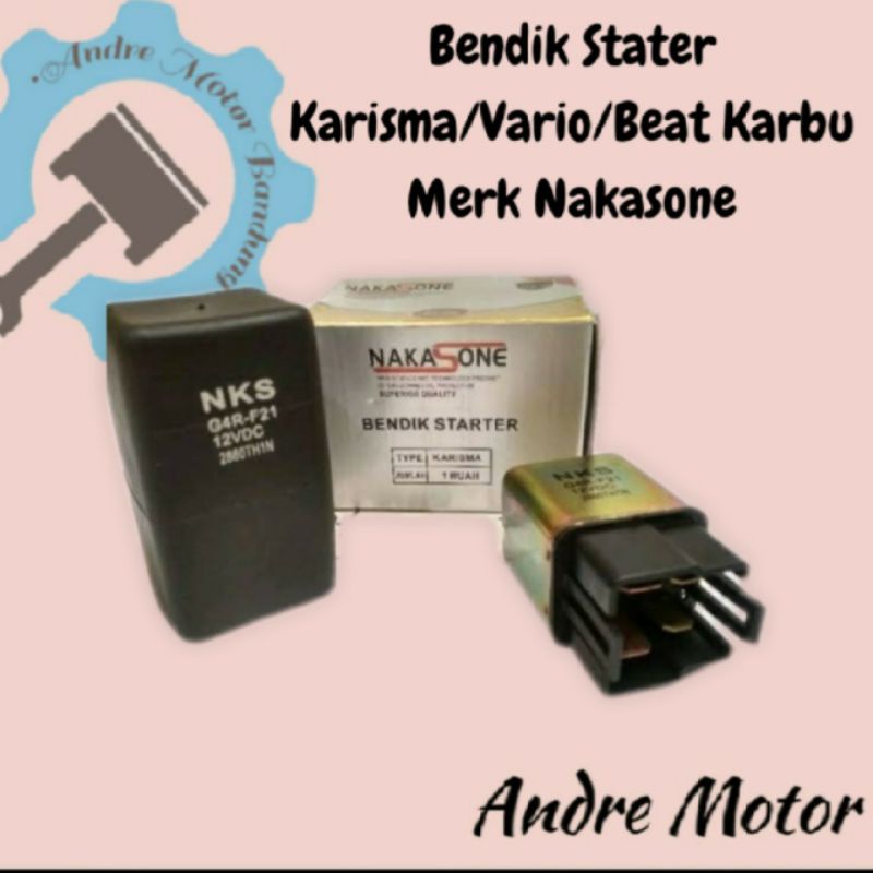 Bendik Stater Mio/Karisma/Beat Karbu/Vario Merk Nakasone Kualitas Ori