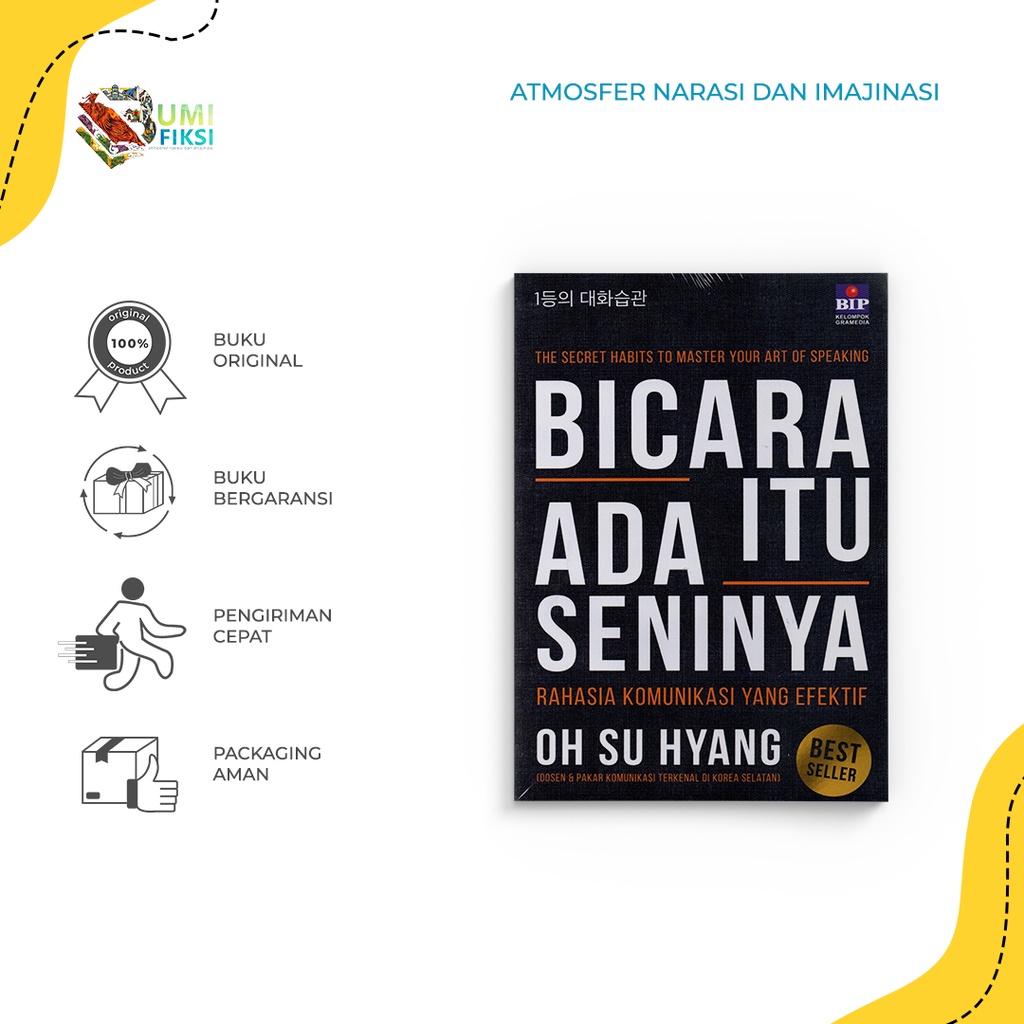 Buku Pengembangan Diri - Bicara Itu Ada Seninya - Oh Su Hyang - Buana Ilmu Populer - Bumi Fiksi