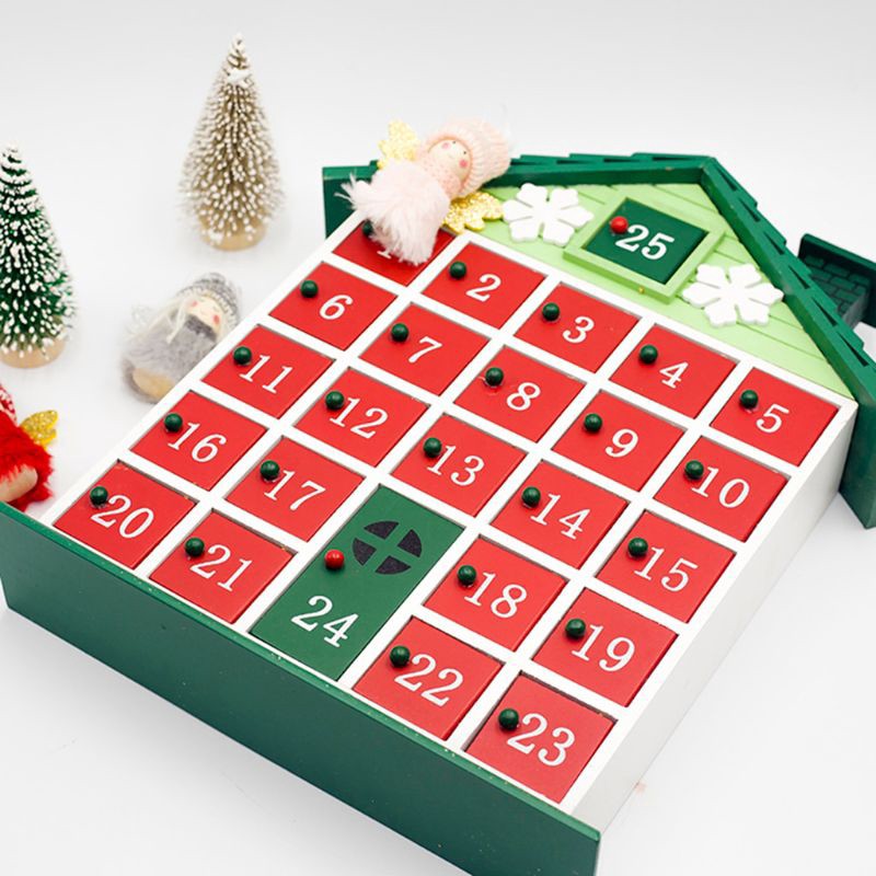 

Kotak Penyimpanan Kalender Bahan Kayu untuk Natal