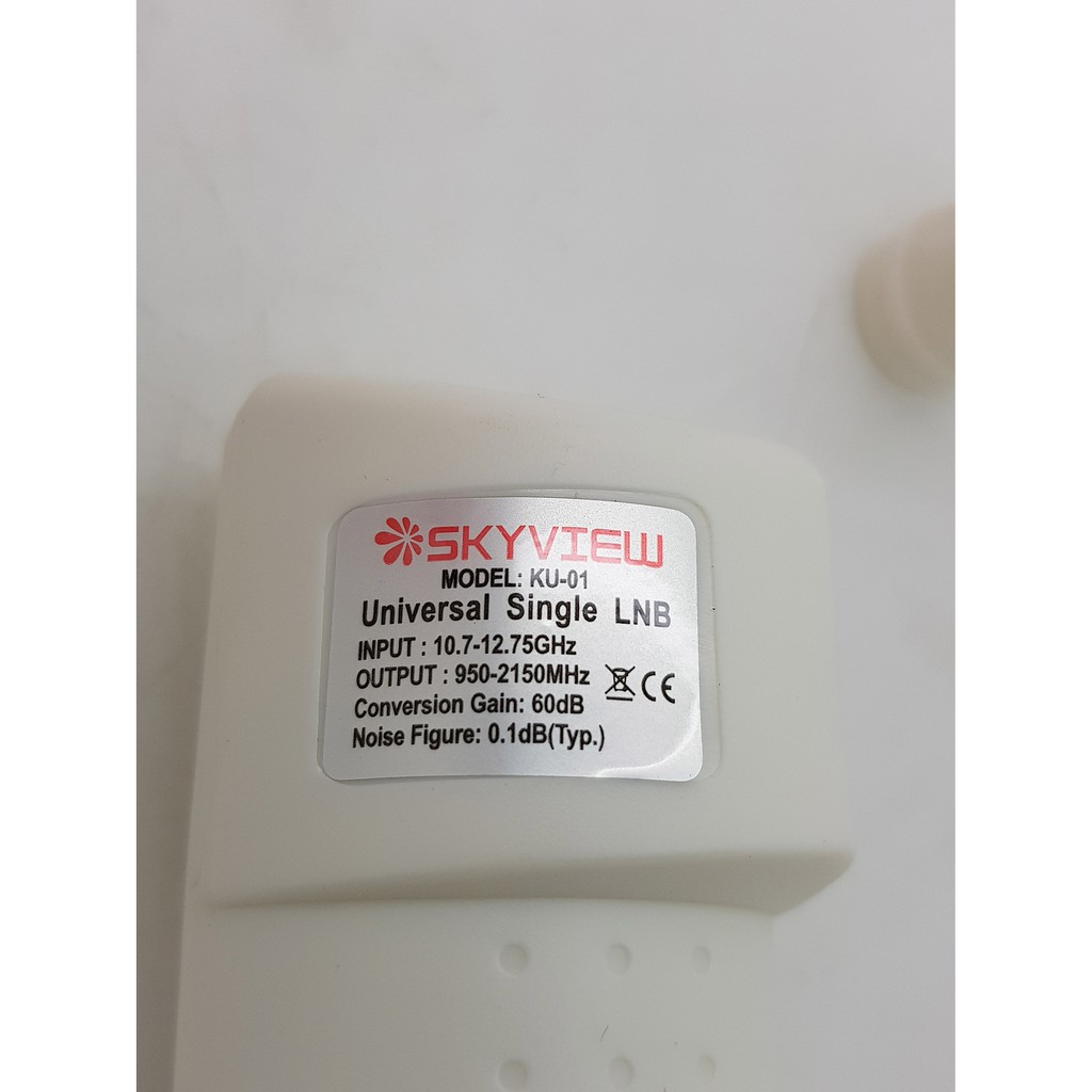 KU-01 LNB single Ku Band Skyview Noise 0.1 DB (Offset)