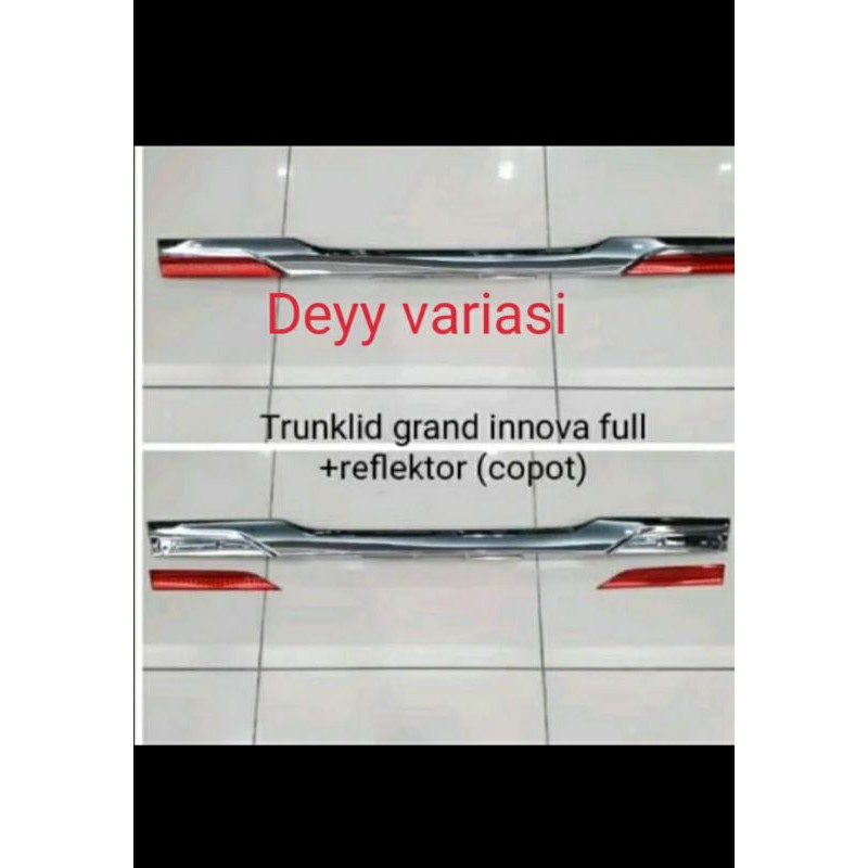 list pintu bagasi belakang mobil inova upgrade grand inova 2015 model copot