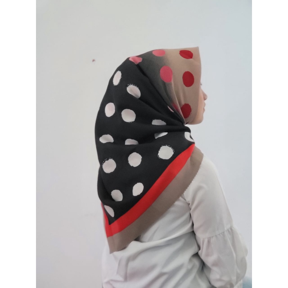 DISKON Jilbab Voal Motif Premium Square Lasercut Edition , Hijab Segi empat Motif ,Grosir Murah!!!-M 509
