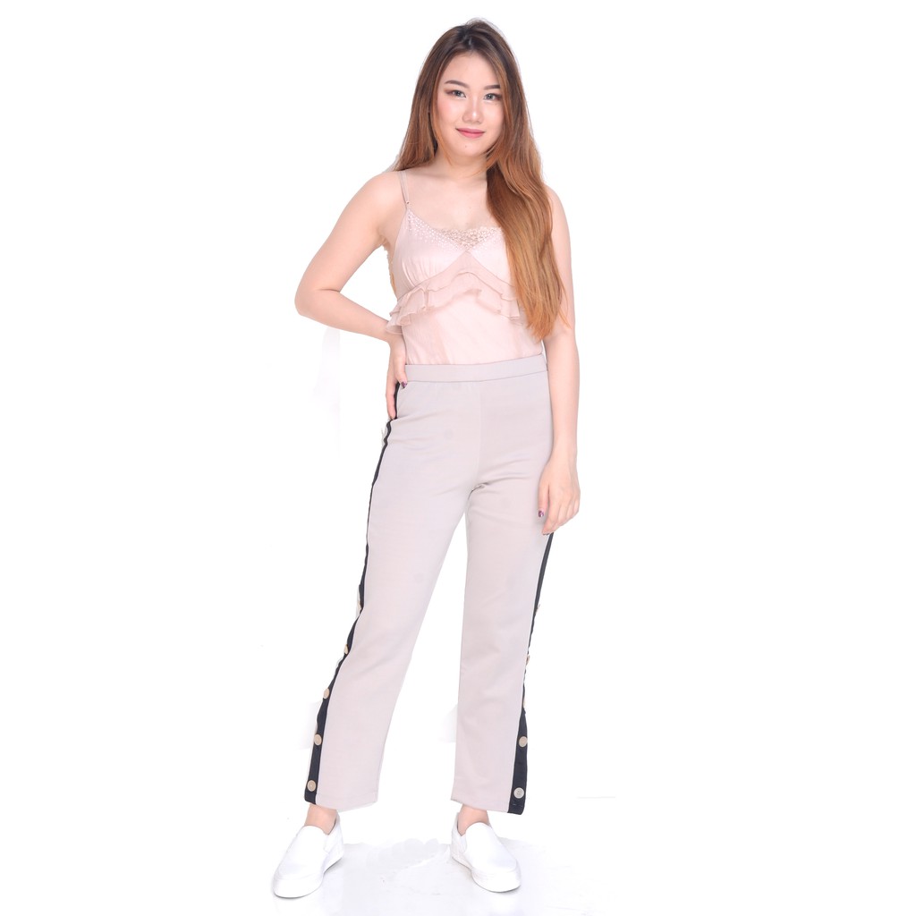 Celana Panjang List Pinggir Wanita Model Terbaru - XSHOP Sakura