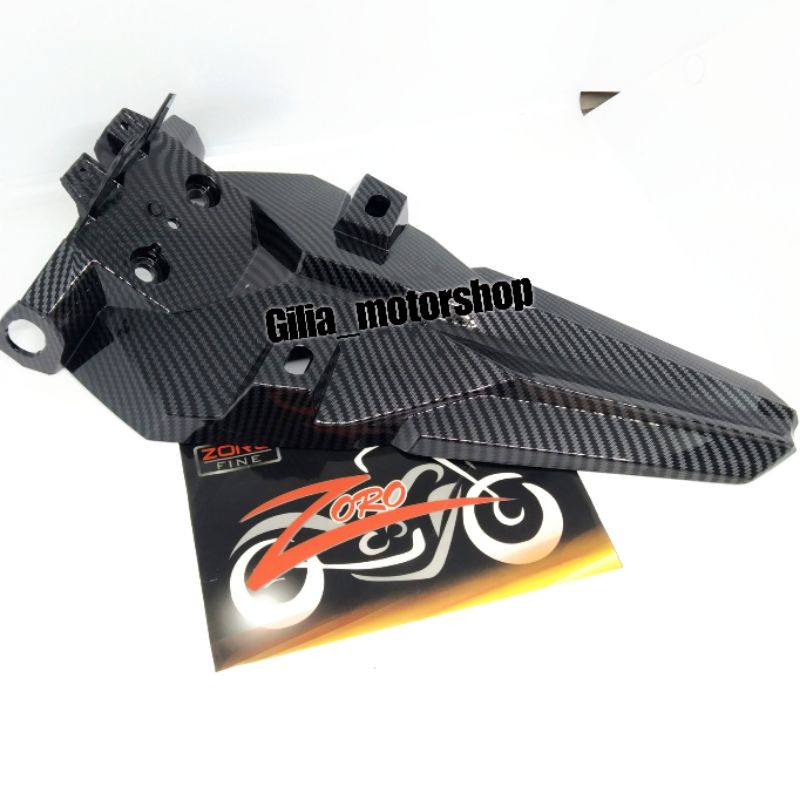 Cover Spakbord Belakang Vario 125 Vario 150 New Carbon Kilap Original Zoro Buntut Belakang Vario