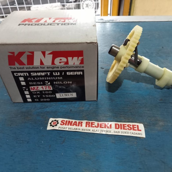 Camshaft Noken As Klep Mesin Yamaha MZ175 MZ200 EF2600 Nilon Plastik zg
