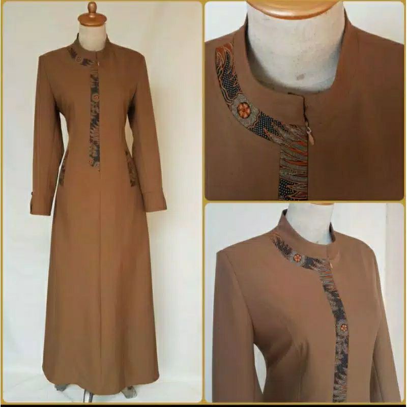 Gamis pemda/Gamis pns/pemda tua batik