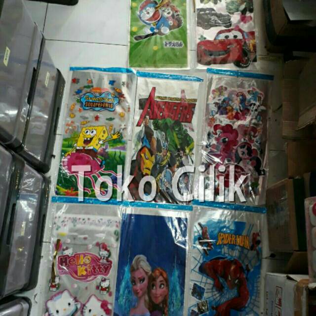 

Plastik /OPP /ulang tahun /karakter /large /besar /souvenir /kado /karakter
