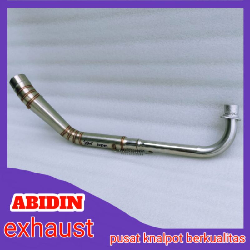 Pipa leher knalpot Jupiter Z1 kolong stainless Yamaha Jupiter Z1