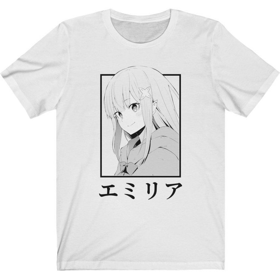 Tshirt Emilia Smile Re Zero Anime Manga Premium