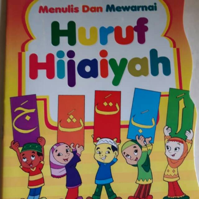 Buku Anak Menulis dan Mewarnai Huruf Hijaiyah