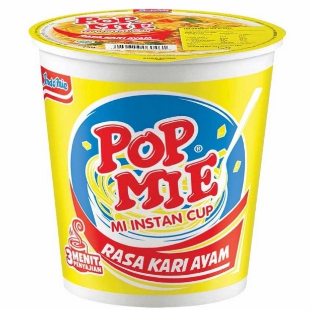 

Pop mie mi instan cup kari ayam 75 gr