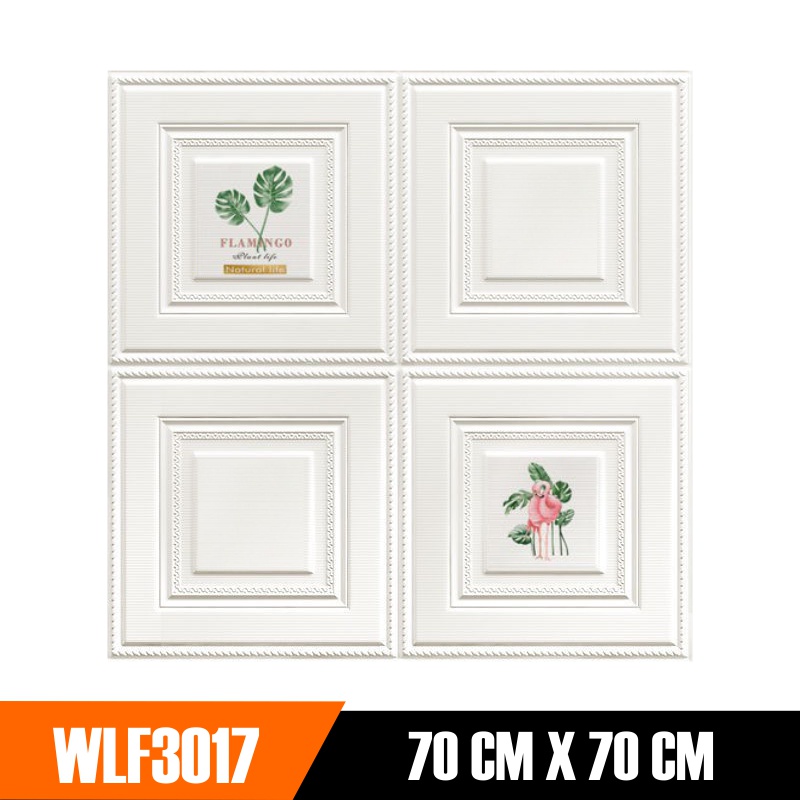 Wallpaper foam wallpaper dinding wallpaper 3D wallpaper timbul wallpaper stiker ukuran 70X70cm