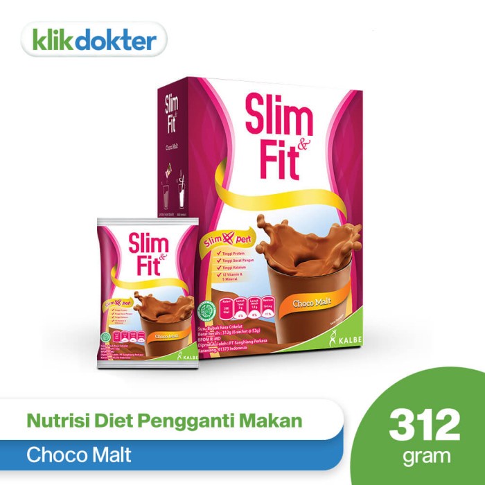 

Slim & Fit Meal Replacement Coklat 6X54 G