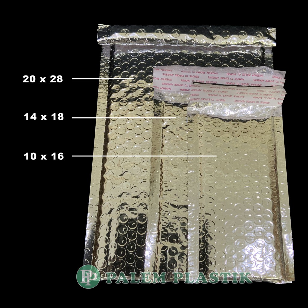 

[SILVER] Amplop Bubble Wrap / Plastik PolyMailer Rusfet / Kantong