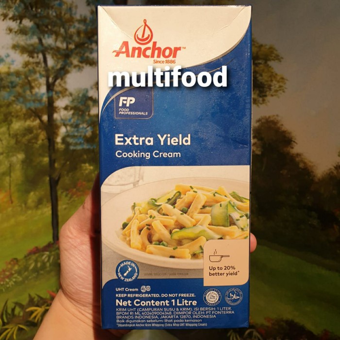 

Krim- Anchor Extra Yield / Anchor Cooking Cream Extra Yield Halal Mui -Krim.