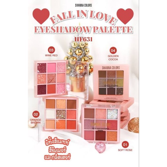 Sivanna Fall In Love Eyeshadow Palette #HF631