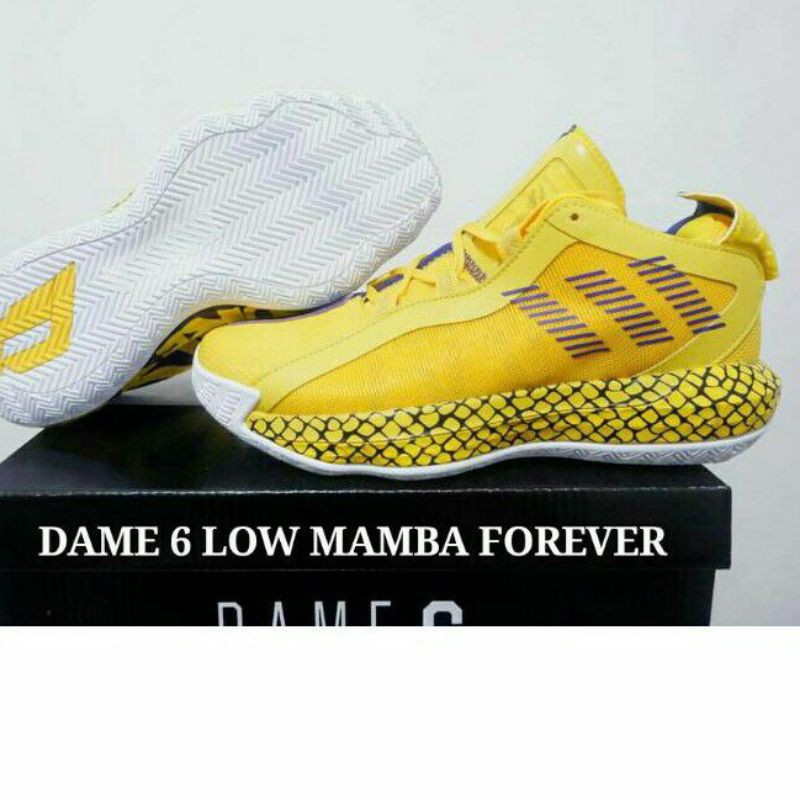 SEPATU BASKET ADIDAS DAME 6 LOW MAMBA FOREVER