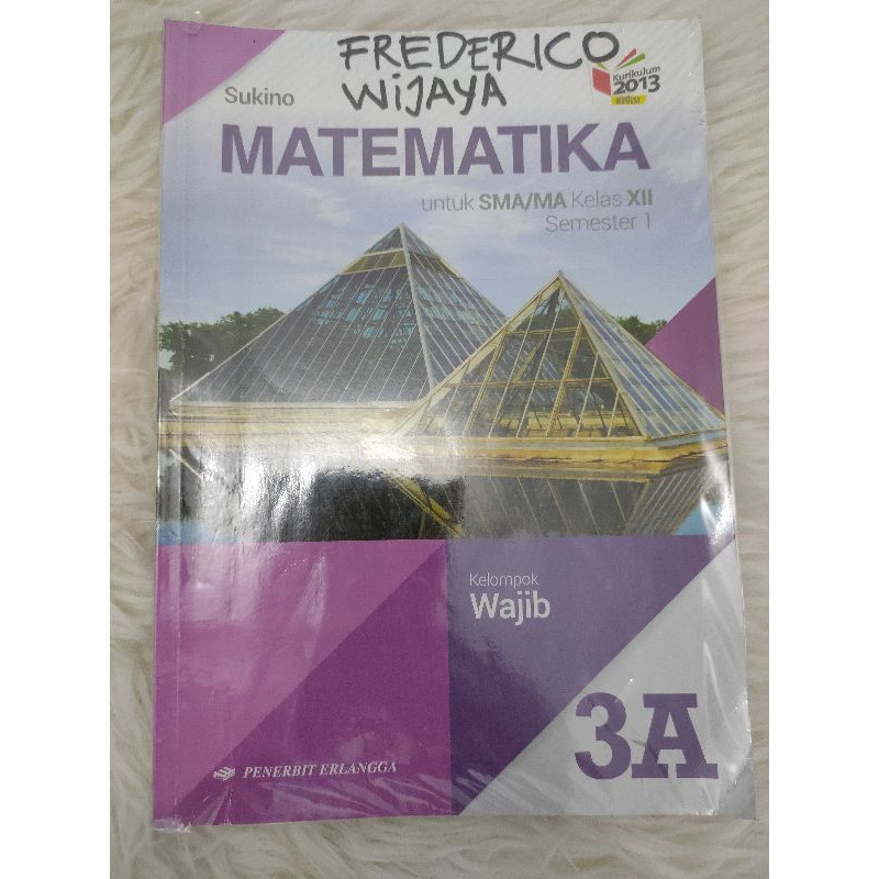 buku pelajaran Matematika A K13 REVISI