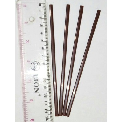 Stirrer / Sedotan Pipih ukuran 15cm (25 pcs) / Sedotan kopi isi 25 pcs