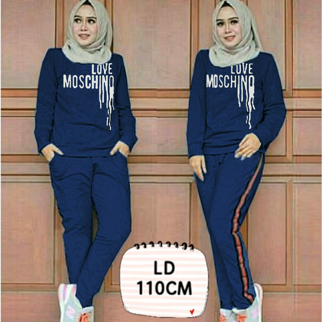 PIK - Setelan Training XL(5900), XXL(7333), 3XL(7711), 4XL(8100) /Setelan Wanita Muslim Jumbo/ Setelan Olahraga Wanita