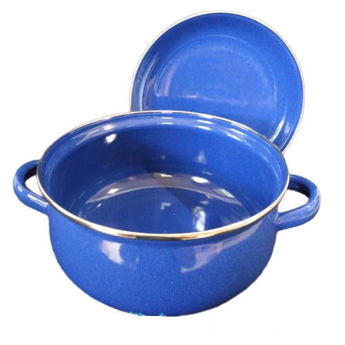 Kedaung Panci Besar Dutch Oven Ukuran 20cm Kapasitas 2Lt - Biru