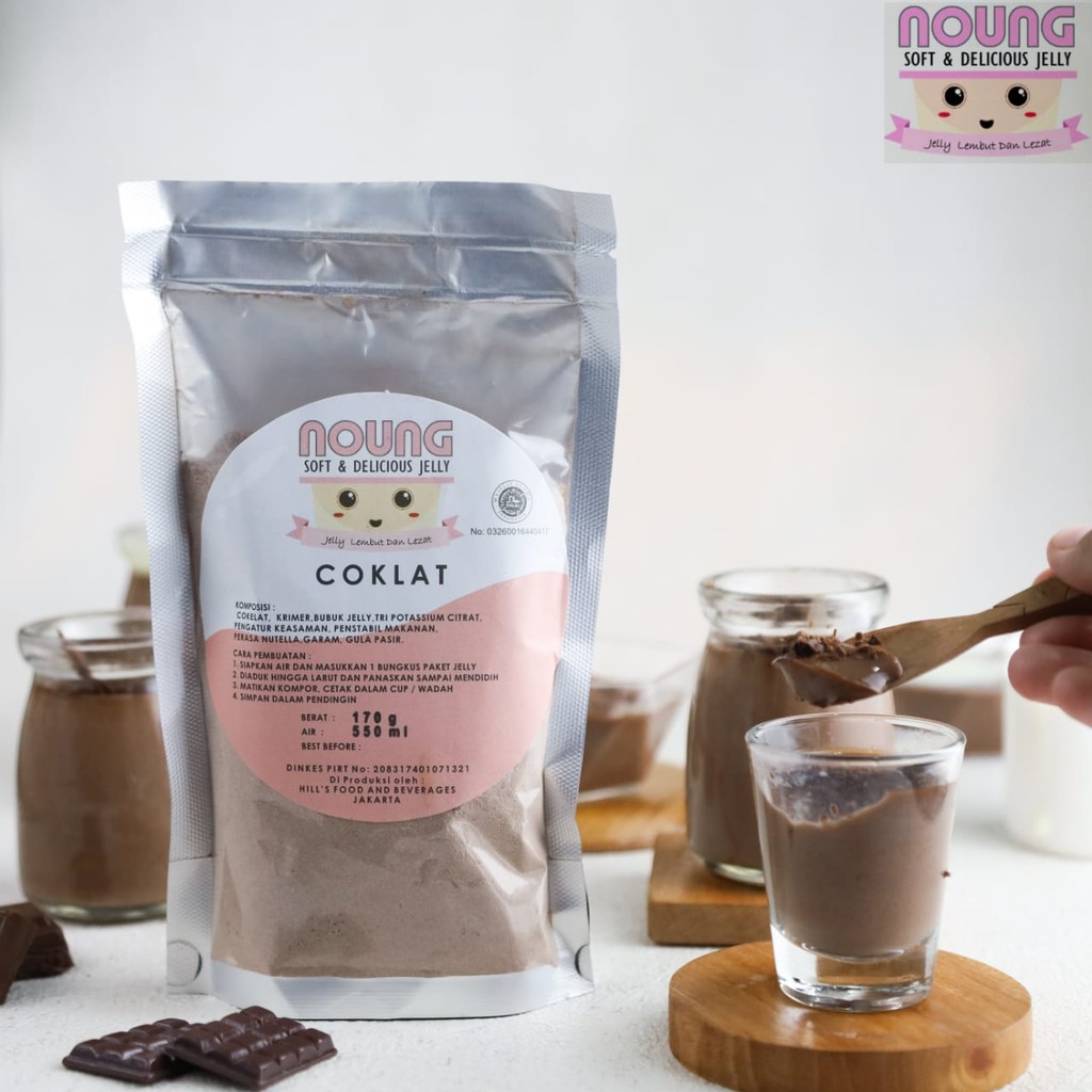 

Bubuk Puding Noung Jelly Cokelat 170 g