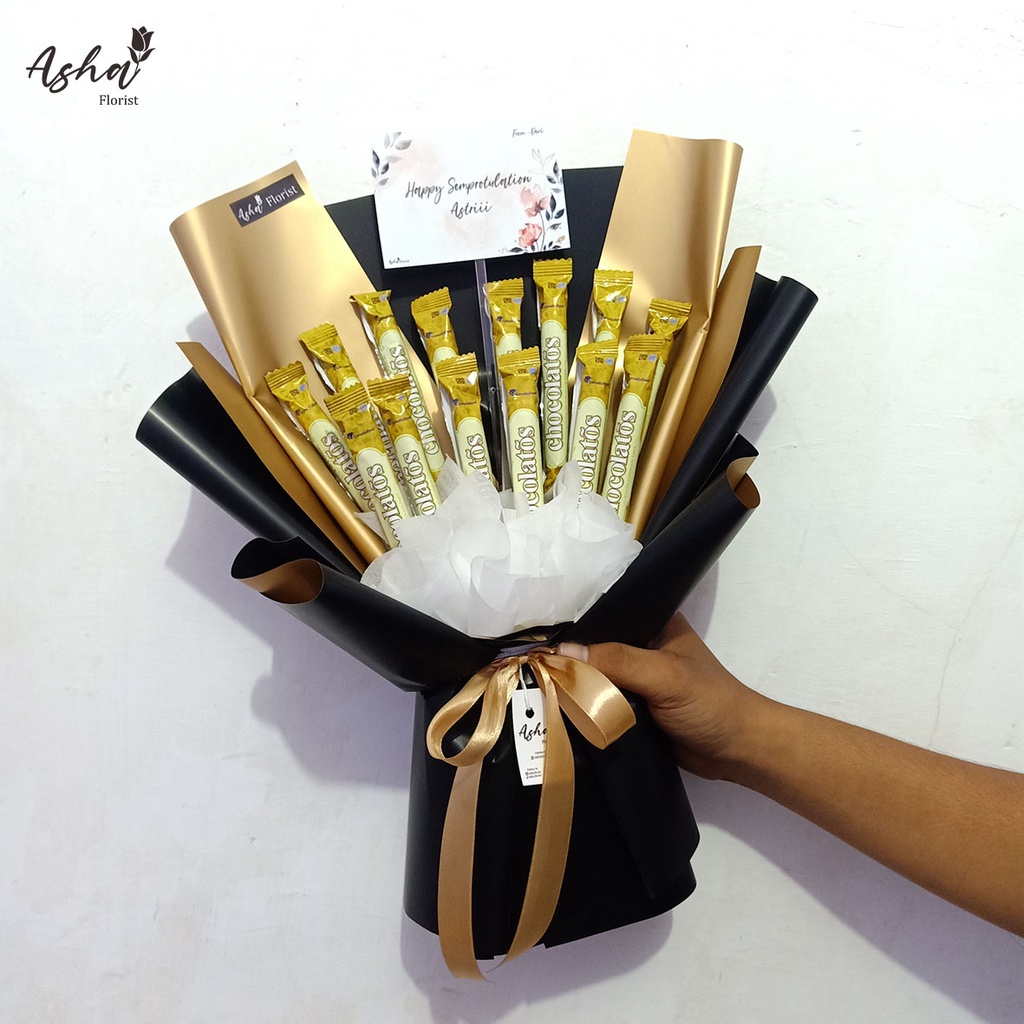 

Buket Snack / Buket Chocolatos / Buket Graduation / Buket Ulangtahun / Buket Wisuda Murah / Buket Snack Murah