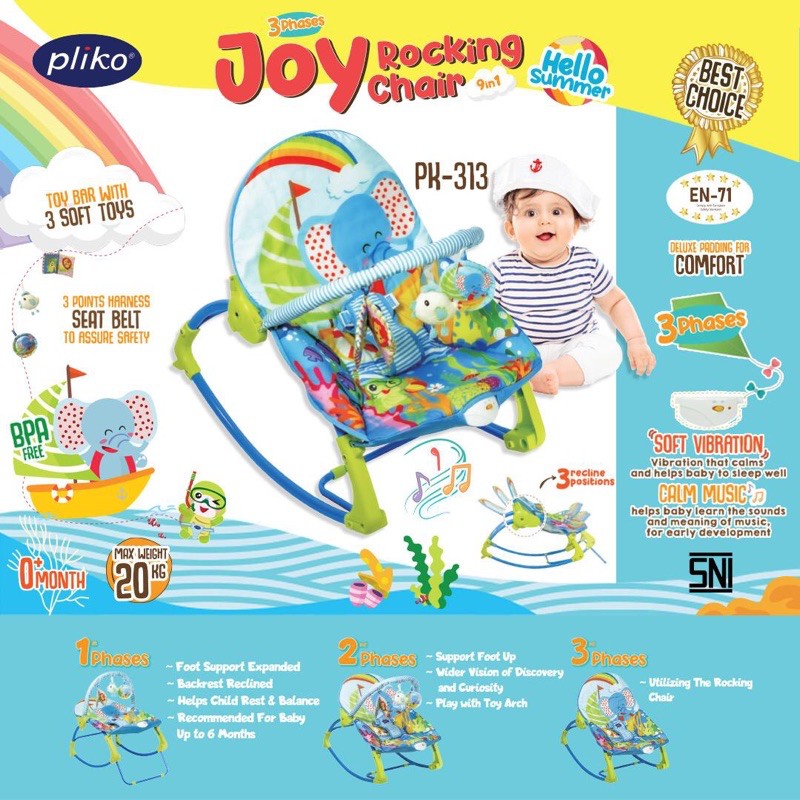 Makassar - Bouncer Pliko Joy PK 313 Premium Rocking Chair