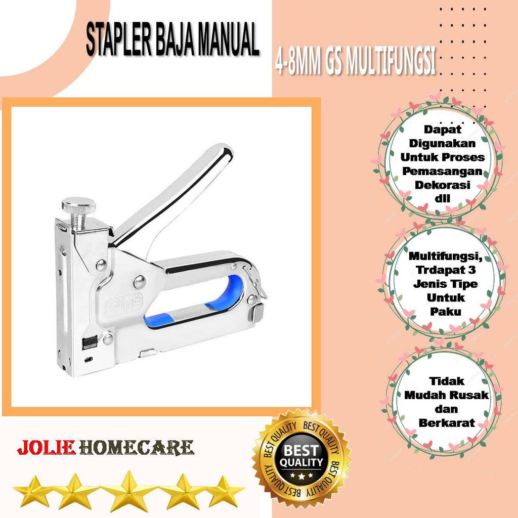 

Stapler Tembak / Cekrekan / Staples Sofa, Staples Jok, Stepler Motor, Stapler Manual Serbaguna Multifungsi