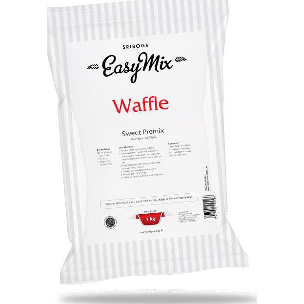 

95a3 tepung premix sriboga easymix waffle 1kg 0d1k