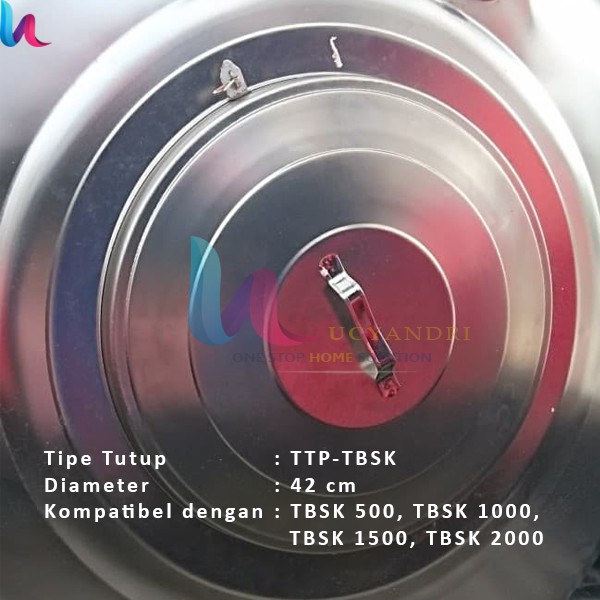 Tutup Tangki Air Penguin Stainless TTP-42 Penutup Tandon Toren TBSK