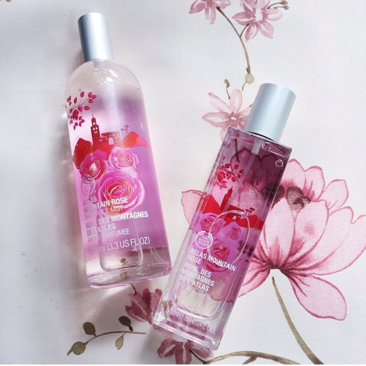 Paket Bodymist & Parfum Atlas Mountain Rose The Body Shop Ori Riject