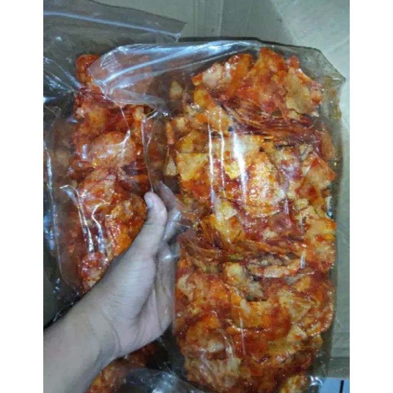 

keripik singkong pedas manis home made,,di jamin rasa bikin nagih