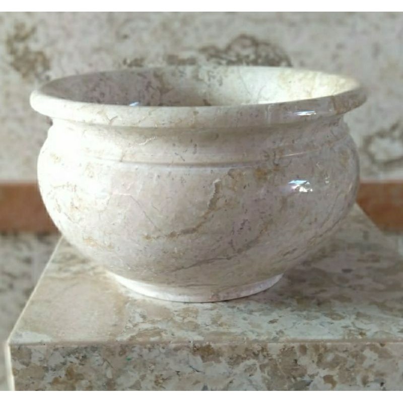 Pot Batu Marmer Alam