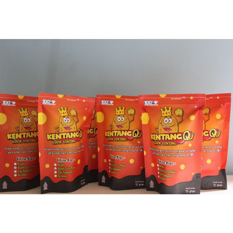 

kentangQu keripik Kentang/keripik kentang original/keripik kentang balado/keripik kentang barbeque/keripik kentang sapi panggang/keripik enak/keripik gurih