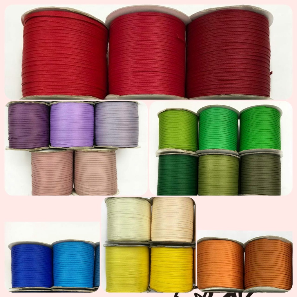 1 ROLL 350 YARD - 3 MM PITA GROSGRAIN IMPORT PREMIUM (1/8&quot;) | PITA KADO HAMPERS