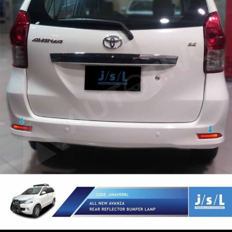 LED reflektor bumper mata kucing all new Avanza Xenia jsl