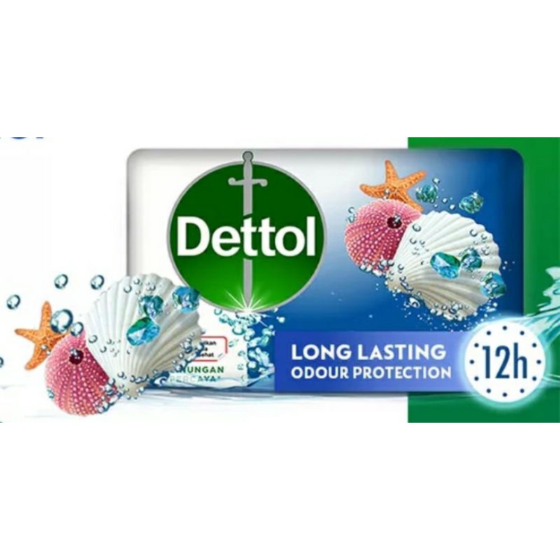 Dettol Sabun Batang 65 / 100 gr Sakura Cool Original Invigorate Mandi Body Wash Detol