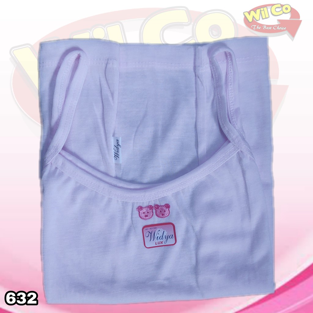 K632 - ( Harga 1Pcs) TANKTOP/KAMISOL PAKAIAN WANITA REMAJA WIDYA TALI KECIL SIZE M - XL